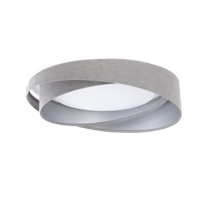 Lámpara de techo LED regulable SMART GALAXY MODERN LED/24W/230V 3000-6500K Ø 55 cm gris/plata + mando a distancia