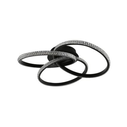Plafón LED regulable LED/70W/230V 3000-6500K negro + control remoto