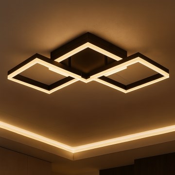 Plafón LED regulable LED/85W/230V 3000-6500K + mando a distancia