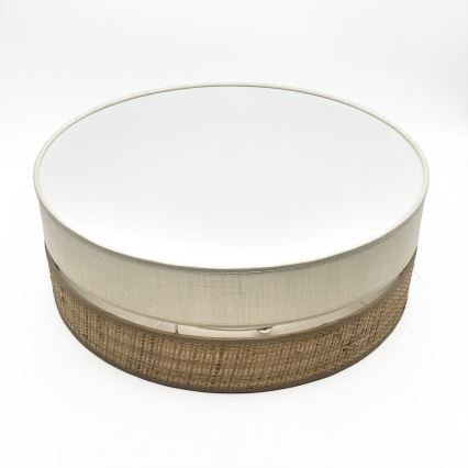 Lámpara de techo LED SIRJA BOHO LED/36W/230V 4000K Ø 45 cm beige/crema