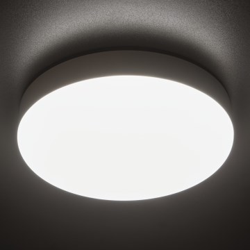 Plafón LED técnico con sensor de movimiento IPER LED/10W/230V IK10 IP65 redondeado blanco
