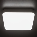 Plafón LED técnico IPER LED/19W/230V IK10 IP65 cuadrado blanco