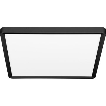 Plafón LED TERY LED/24W/230V 3000/4000/6000K 30x30 cm IP40 negro