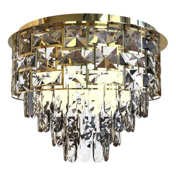 Plafón LUXURIA 9xE14/40W/230V diá. 48 cm dorado