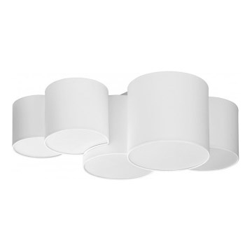Plafón MONA 5xE27/15W/230V blanco