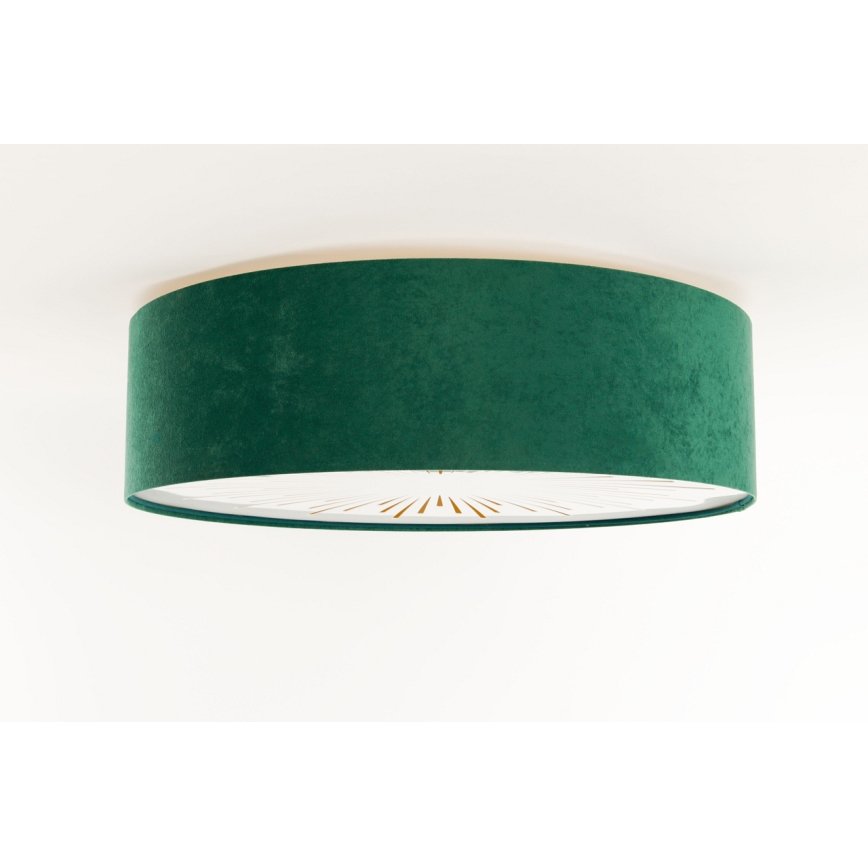 Plafón RAYS 2xE27/60W/230V d. 60cm verde