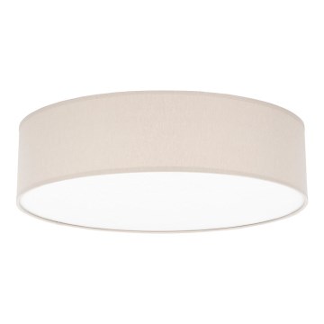 Plafón RONDO 4xE27/15W/230V diámetro 45 cm beige