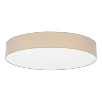 Plafón RONDO 4xE27/15W/230V diámetro 61 cm beige