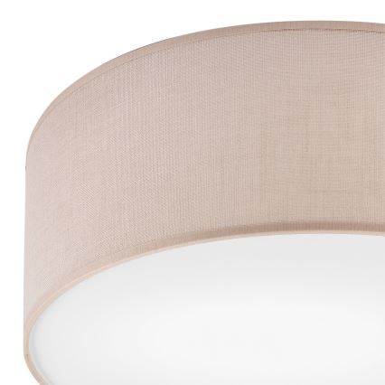 Plafón SIRJA 1xE27/60W/230V diá. 35 cm beige