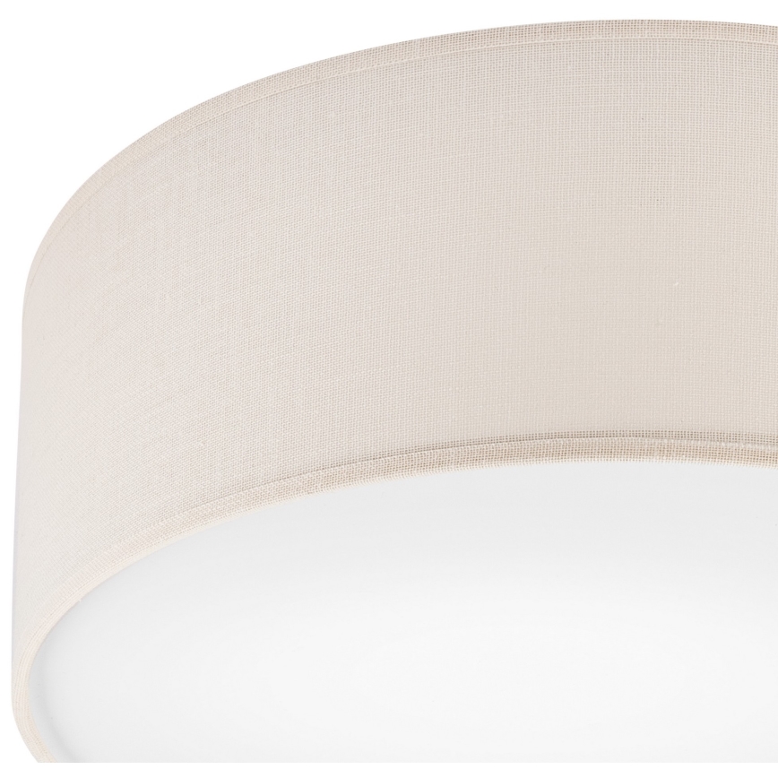 Plafón SIRJA DOUBLE 2xE27/15W/230V diá. 35 cm color crema