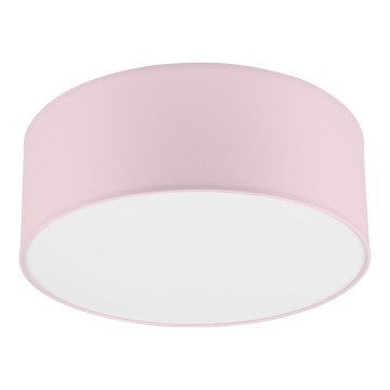 Plafón SIRJA PASTEL 1xE27/60W/230V diá. 35 cm rosa