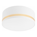 Plafón SIRJA STRIPE 2xE27/15W/230V diá. 35 cm blanco