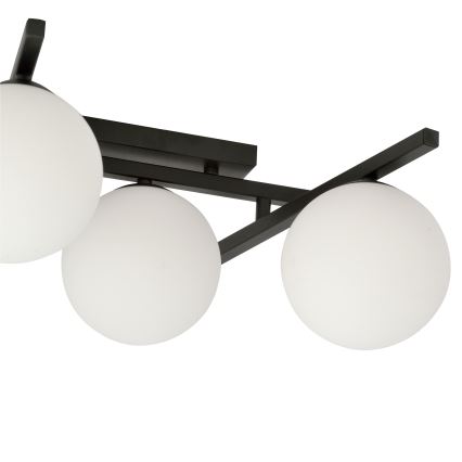 Plafón SMART 5xE14/10W/230V negro/blanco