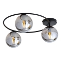 Plafón SOPRA 3xE14/10W/230V negro