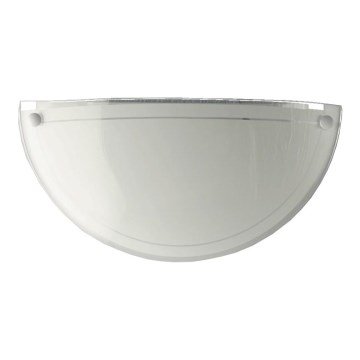 Prezent 1421 NS - Cristal de repuesto para lámpara de pared DISC E27 12,5x25 cm blanco