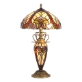 Prezent 1702 - Lámpara de mesa TIFFANY 2xE27/60W + 1xE14/7W/230V