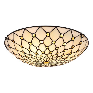Prezent 1713 - Plafón TIFFANY 3xE27/40W/230V