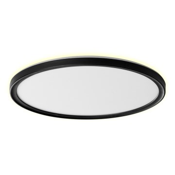 Prezent 27317 - Lámpara de techo LED para baño CORDIA LED/30W/230V 3000-6000K IP54 Ø 50 cm negro
