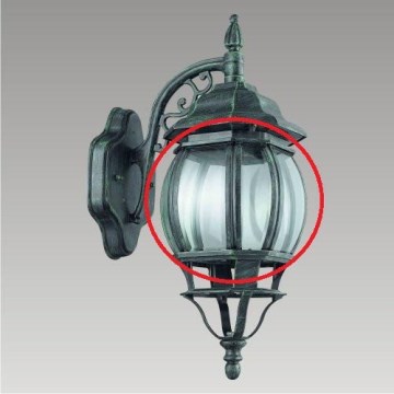 Prezent 39001 - Vidrio de recambio para luz exterior PRINZ E27