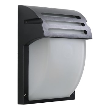 Prezent 39038 - Aplique de pared para exterior AMALFI 1xE27/60W/230V IP44 negro