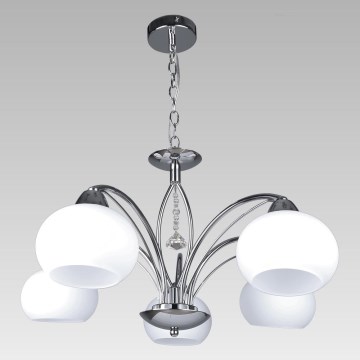 Prezent 61458 - Lámpara colgante con cadena ARAGONA 5xE27/60W/230V