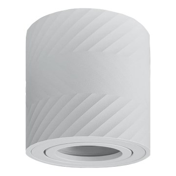 Prezent 71110 - Foco orientable LOTAR 1x casquillo GU10 / 50 W / 230 V, diámetro 8 cm, blanco
