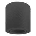 Prezent 71111 - Foco LOTAR 1xGU10/50W/230V Ø 8 cm negro