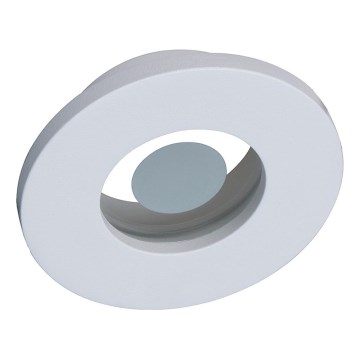 Prezent 71114 - Luminaria empotrada de techo para baño FAY 1xGU10/50W/230V Ø 8,5 cm IP44 blanca