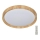 Prezent 71330 - Lámpara de techo LED regulable WOODEN LED/33W/230V 3000-6500K + mando a distancia