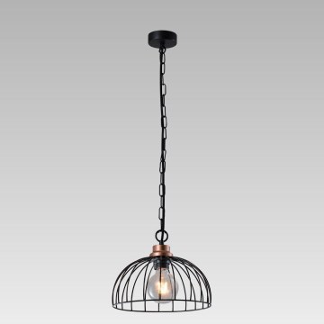 Prezent 75465 - Lámpara colgante con cadena BASKET 1xE27/60W/230V