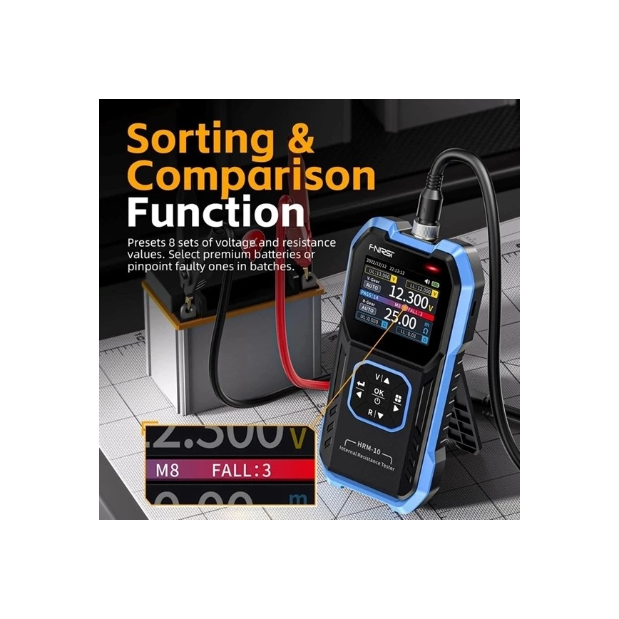 Probador de baterías 100 V 1000 mAh