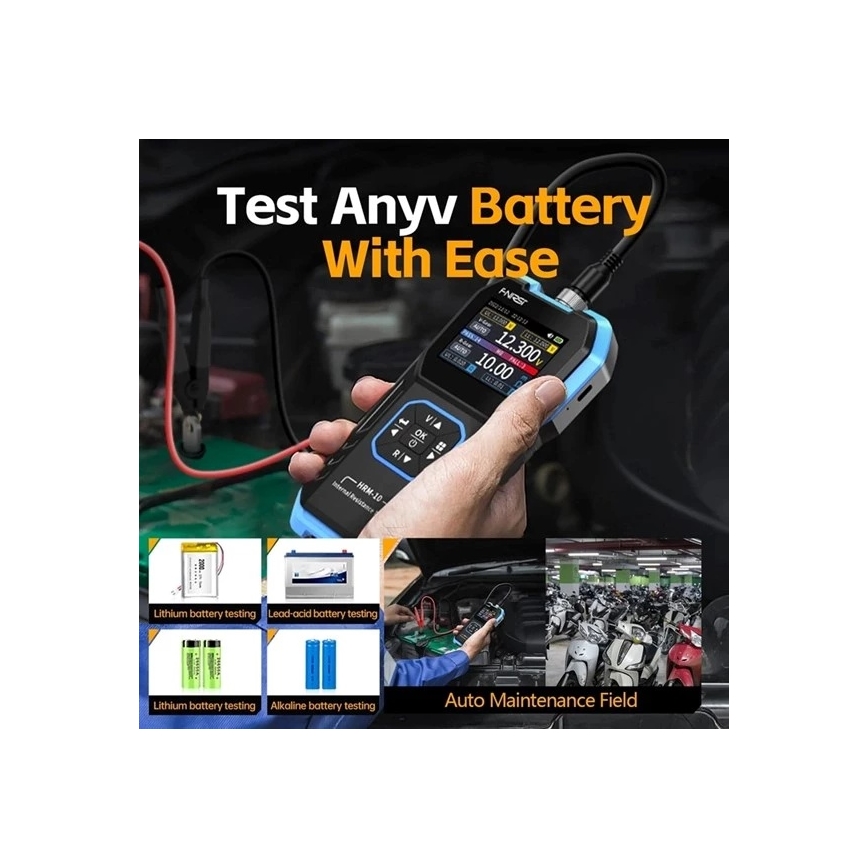 Probador de baterías 100 V 1000 mAh