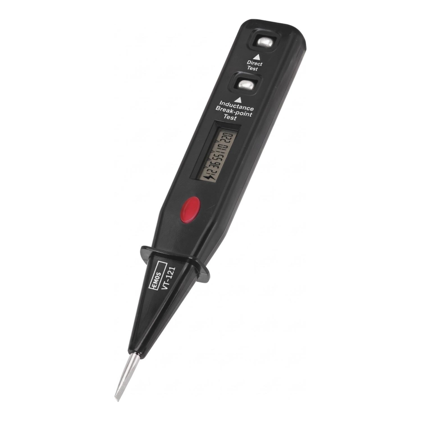 Probador de tensión VT-121 12-250V negro