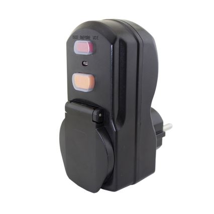 Protector de corriente para el enchufe FK-PRCD-2 16A 230V + toma de seguridad IP54