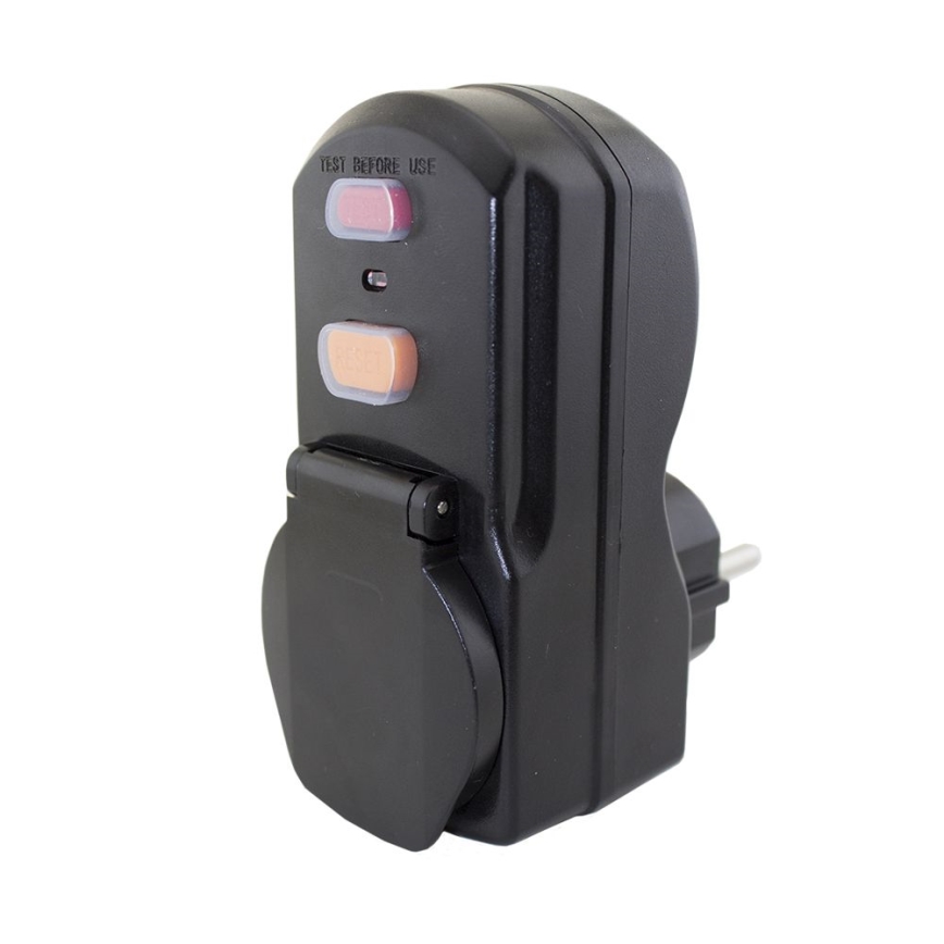 Protector de corriente para el enchufe FK-PRCD-2 16A 230V + toma de seguridad IP54