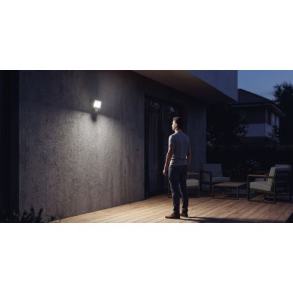 Proyector LED con sensor de movimiento y de crepúsculo TAMBO EVO LED/50W/230V 4000K IP44 negro