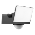 Proyector LED con sensor de movimiento y crepuscular DAVOS LED/30W/230V IP54 negro