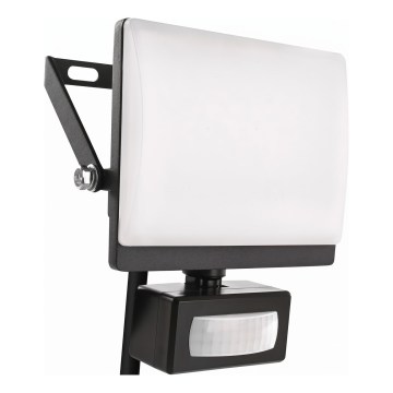 Proyector LED con sensor de movimiento y sensor crepuscular TAMBO EVO LED/20W/230V 4000K IP44 negro