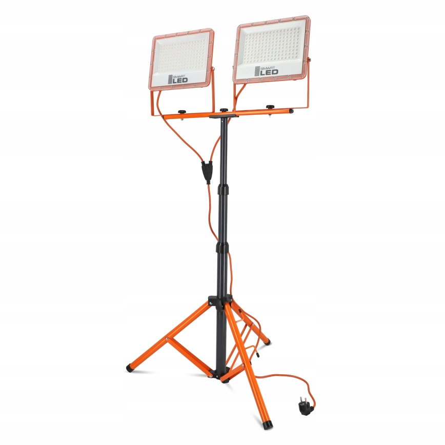 Proyector LED con soporte 2xLED/100W/230V 4500K IP65 naranja
