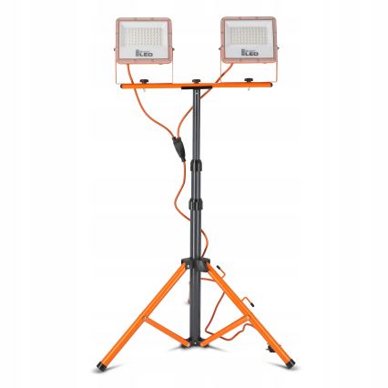 Proyector LED con soporte 2xLED/50W/230V 4500K IP65 naranja