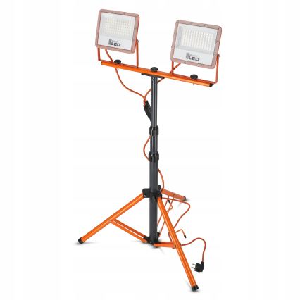Proyector LED con soporte 2xLED/50W/230V 4500K IP65 naranja