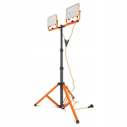 Proyector LED con soporte 2xLED/50W/230V 4500K IP65 naranja