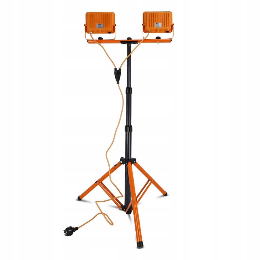 Proyector LED con soporte 2xLED/50W/230V 4500K IP65 naranja