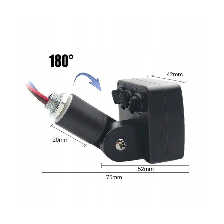 Proyector LED de exterior con sensor LED/100W/230V 4000K IP65 negro