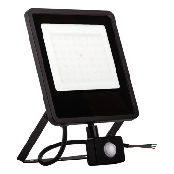 Proyector LED de exterior con sensor LED/50W/230V 4000K IP65 negro