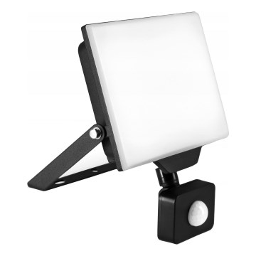 Proyector LED exterior con sensor de movimiento y de crepúsculo LED/50W/230V 4500K IP65 negro