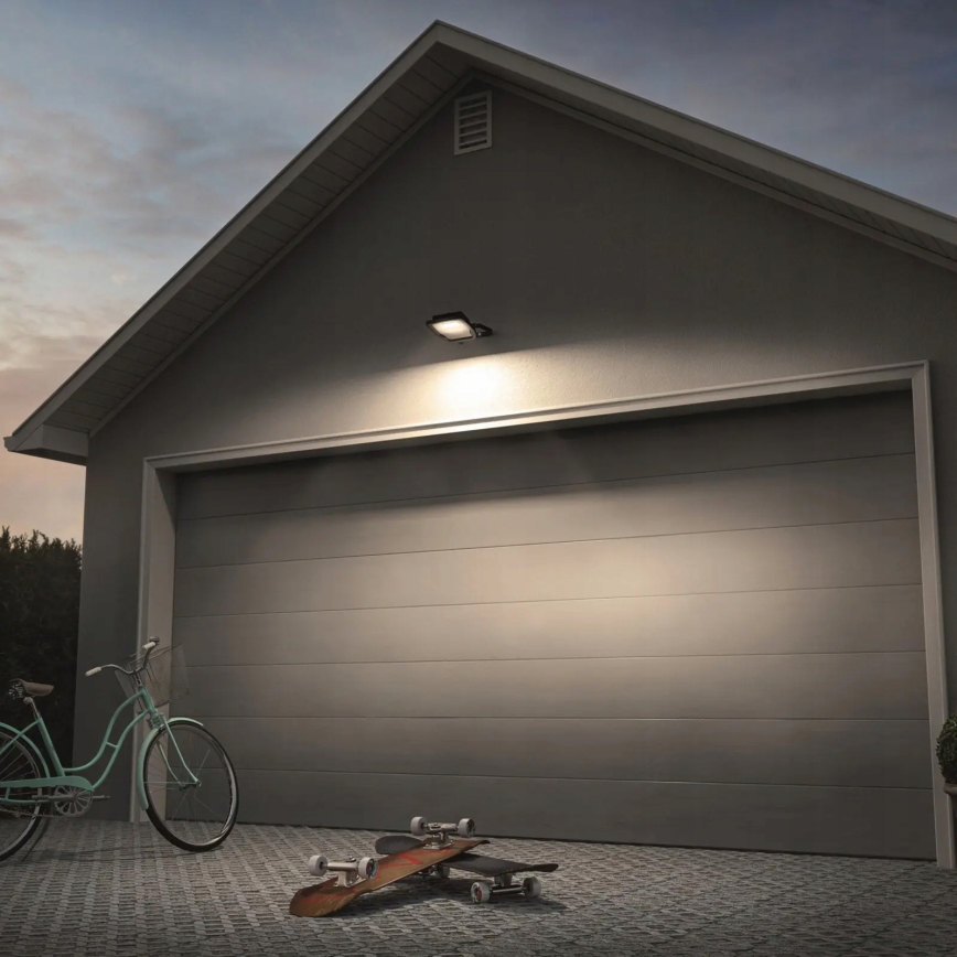 Proyector LED exterior con sensor de movimiento y de crepúsculo LED/50W/230V 4500K IP65 negro