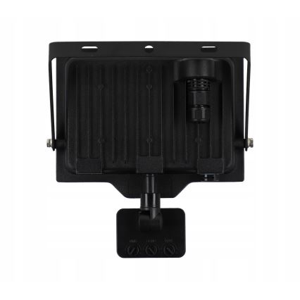 Proyector LED exterior con sensor de movimiento y de crepúsculo LED/50W/230V 4500K IP65 negro