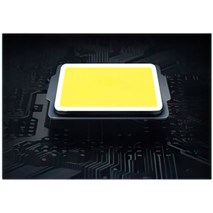 Foco LED exterior con sensor de movimiento y sensor crepuscular LED/100W/230V 4500K IP65 negro