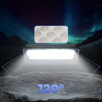 Proyector LED exterior LED/50W/230V 4500K IP65 gris